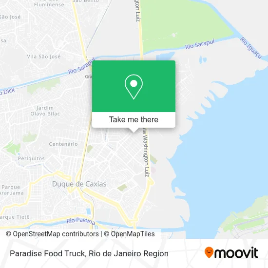 Paradise Food Truck map