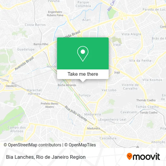 Bia Lanches map