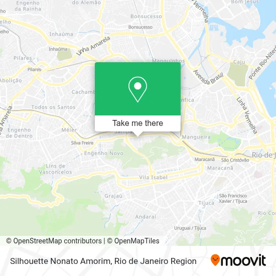Silhouette Nonato Amorim map