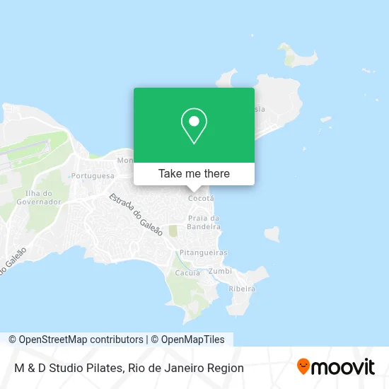 M & D Studio Pilates map