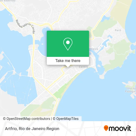 Artfrio map