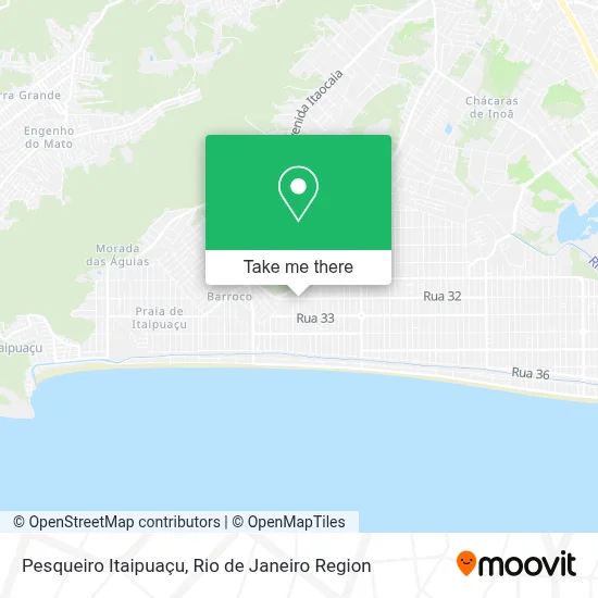 Pesqueiro Itaipuaçu map