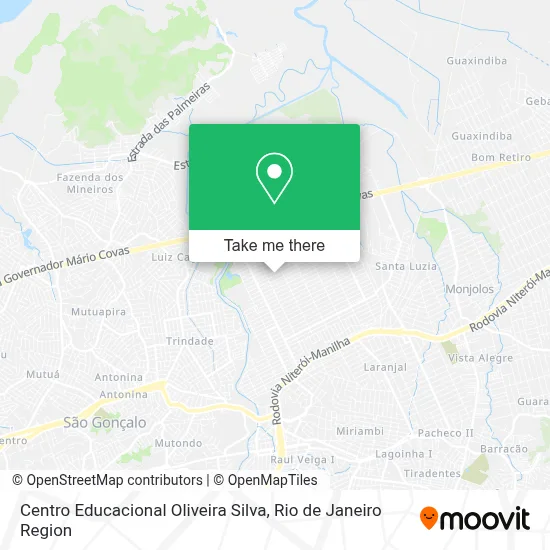 Centro Educacional Oliveira Silva map