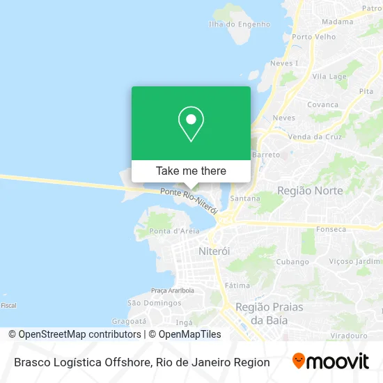Brasco Logística Offshore map