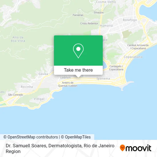 Dr. Samuell Soares, Dermatologista map