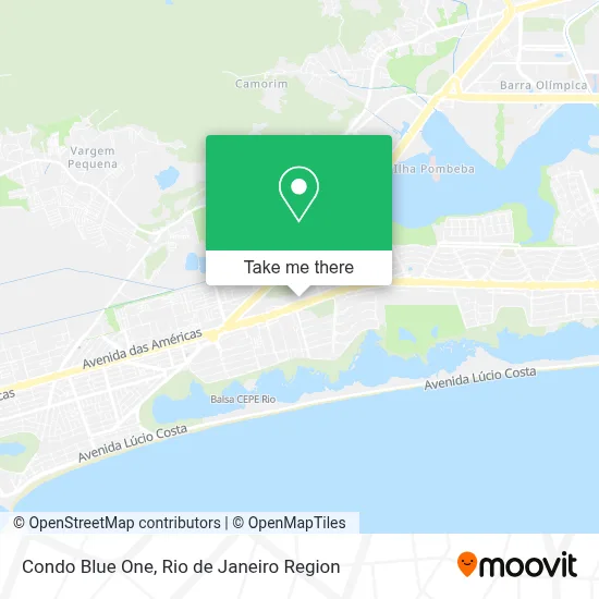 Condo Blue One map