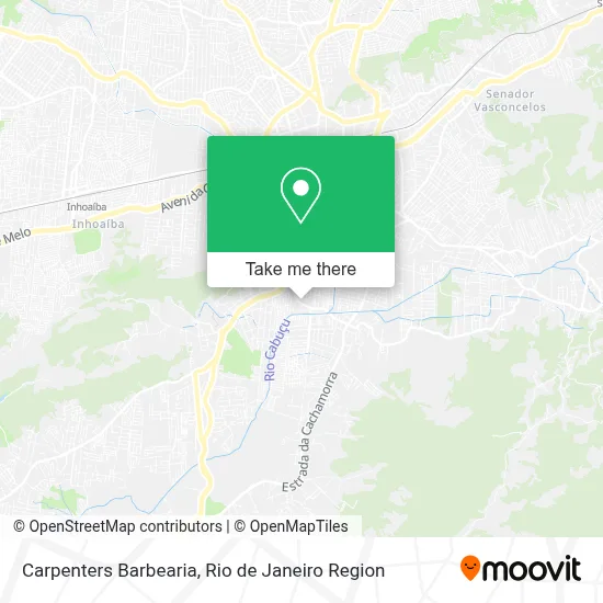 Carpenters Barbearia map