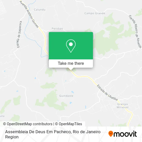 Assembleia De Deus Em Pacheco map