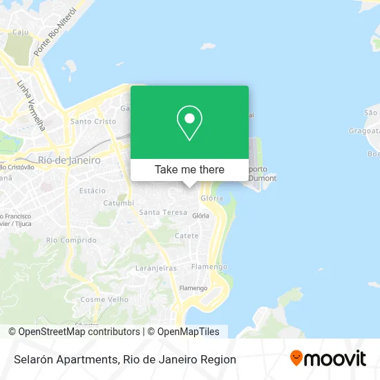 Selarón Apartments map