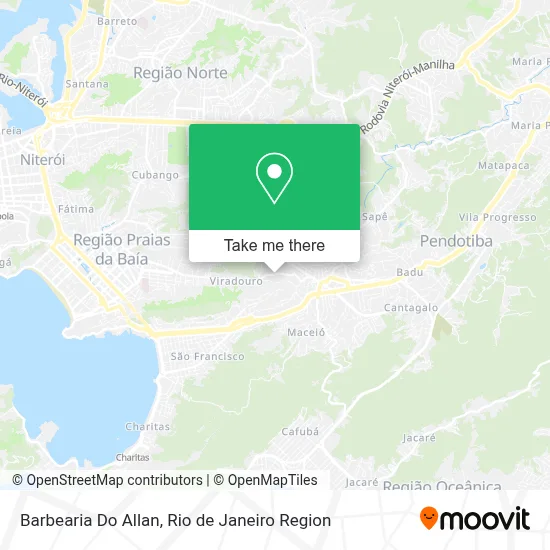 Barbearia Do Allan map