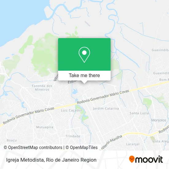 Igreja Metodista map