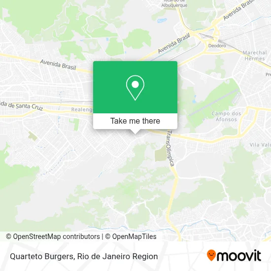 Quarteto Burgers map