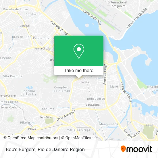Bob's Burgers map