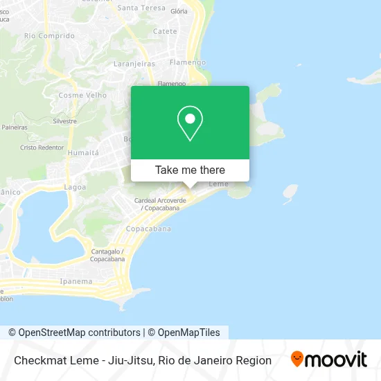 Checkmat Leme - Jiu-Jitsu map