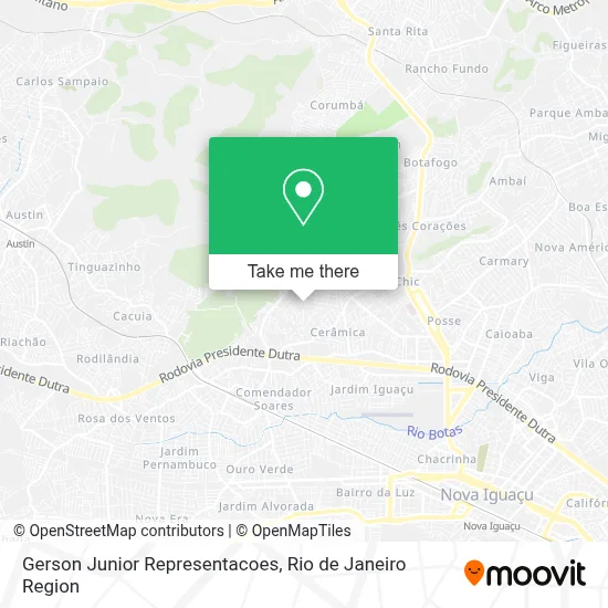 Gerson Junior Representacoes map