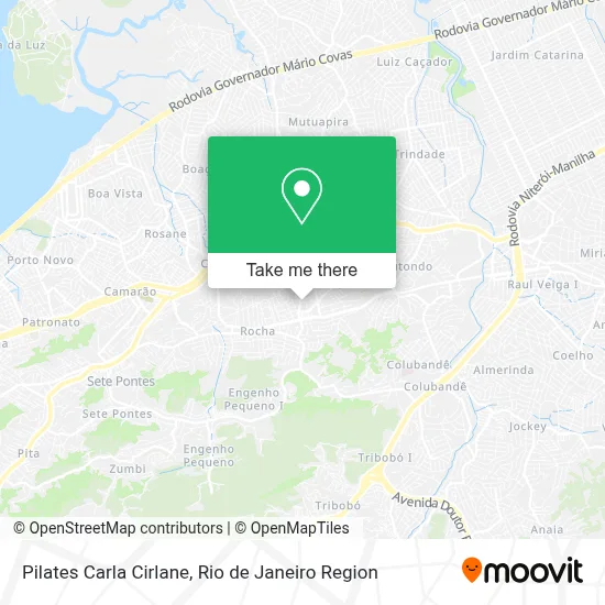 Pilates Carla Cirlane map