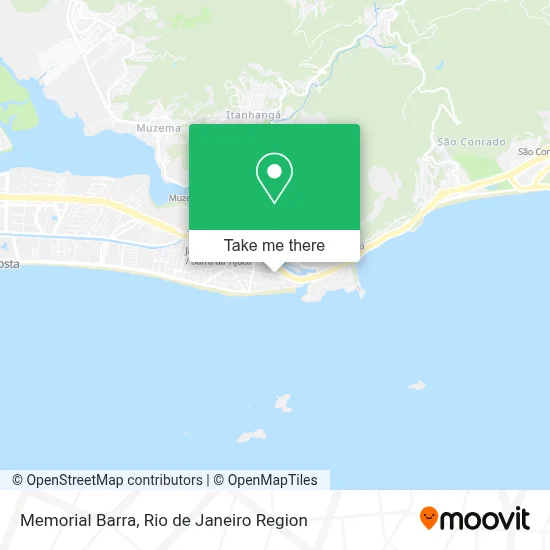 Memorial Barra map