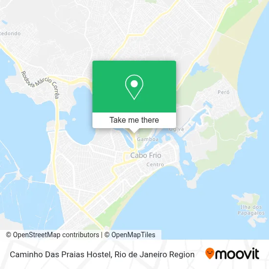 Caminho Das Praias Hostel map