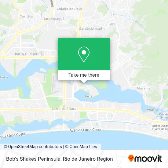 Bob's Shakes Peninsula map
