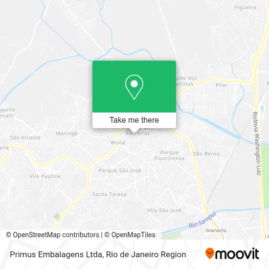Primus Embalagens Ltda map