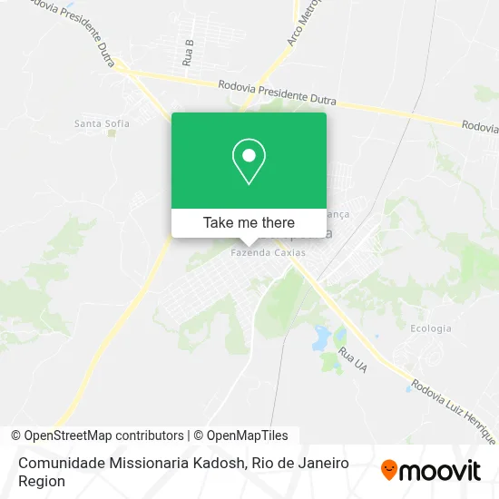 Comunidade Missionaria Kadosh map
