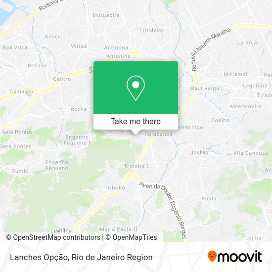 Lanches Opção map