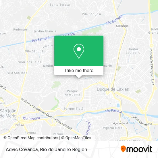 Advic Covanca map