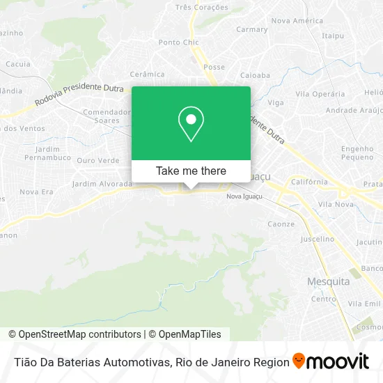 Tião Da Baterias Automotivas map