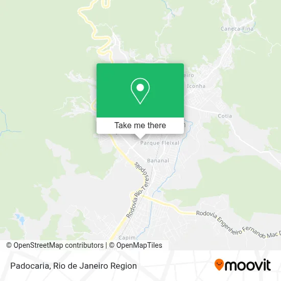 Padocaria map