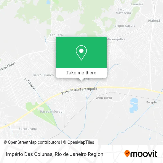 Império Das Colunas map