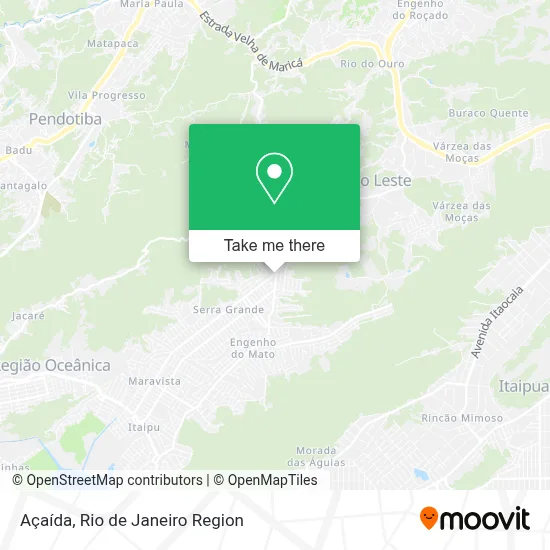 Açaída map