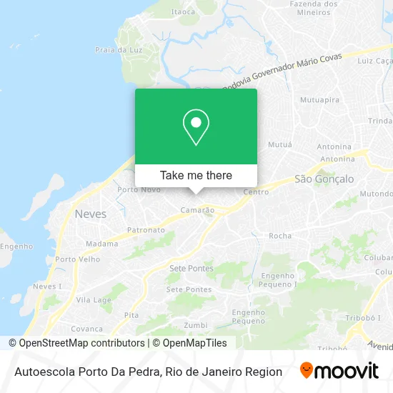 Autoescola Porto Da Pedra map