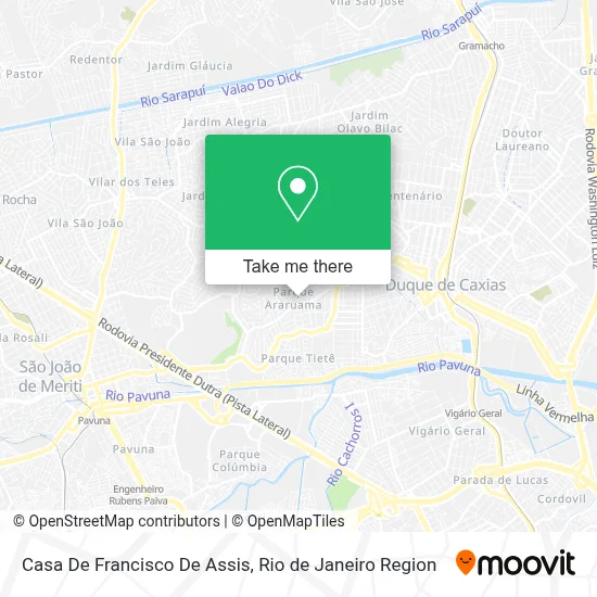 Casa De Francisco De Assis map