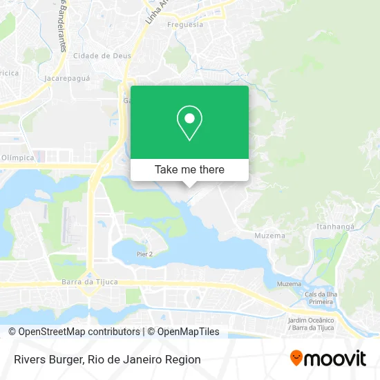 Rivers Burger map