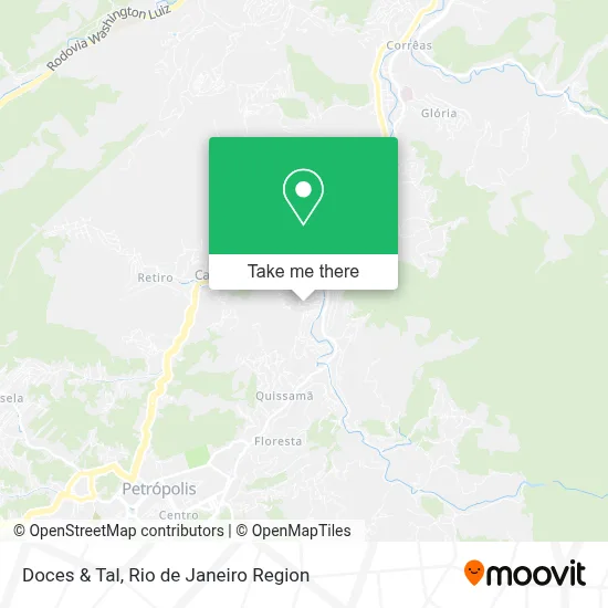 Doces & Tal map