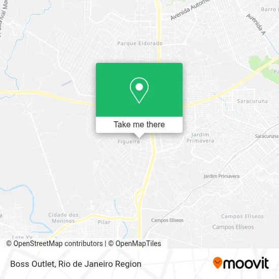 Boss Outlet map