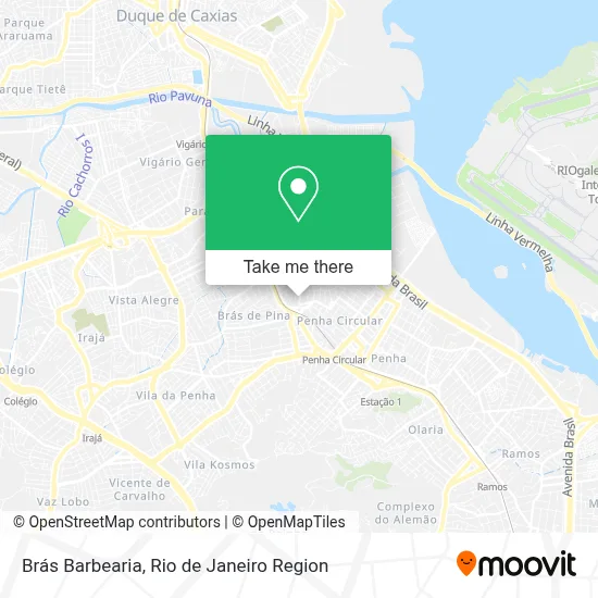 Brás Barbearia map
