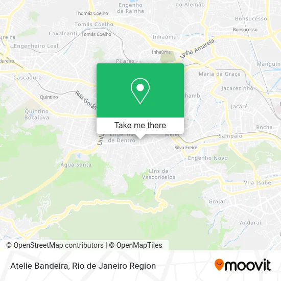 Atelie Bandeira map