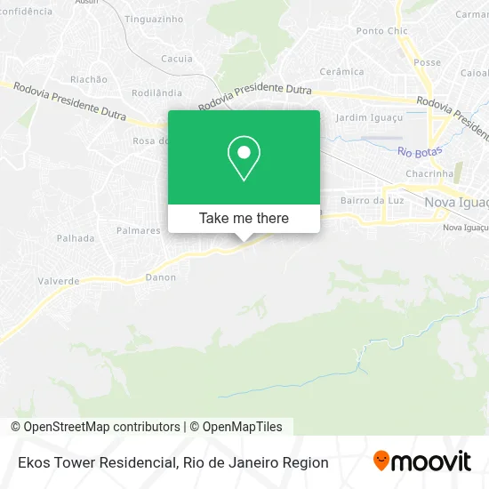 Ekos Tower Residencial map