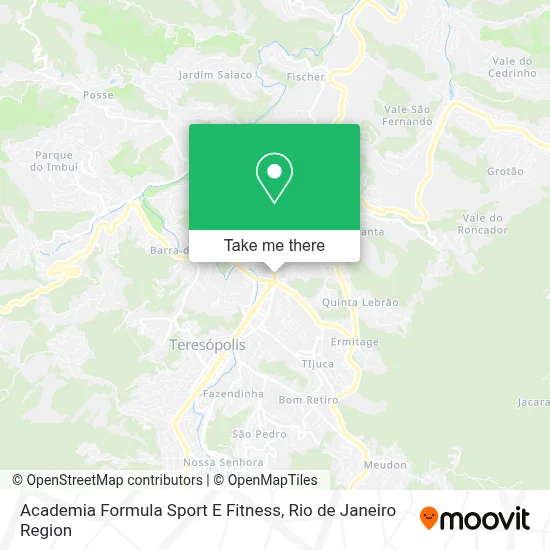 Academia Formula Sport E Fitness map