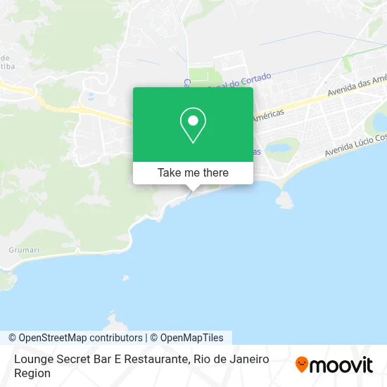 Lounge Secret Bar E Restaurante map
