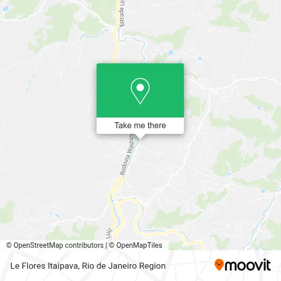 Le Flores Itaipava map