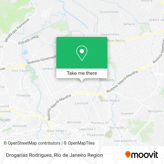 Drogarias Rodrigues map