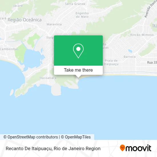 Recanto De Itaipuaçu map