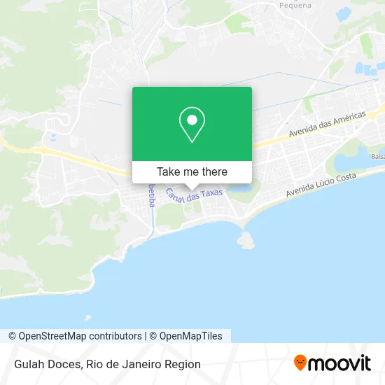 Gulah Doces map