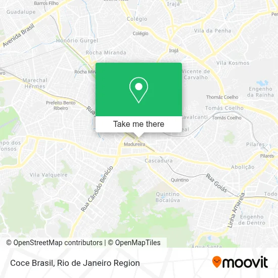 Coce Brasil map