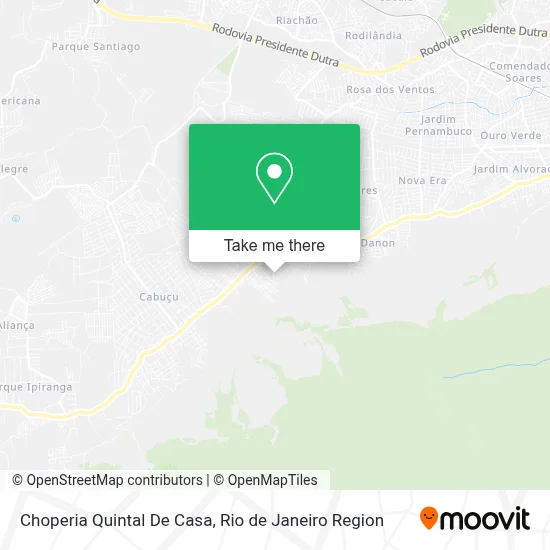 Choperia Quintal De Casa map