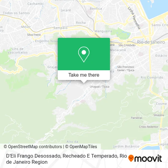 D'Eli Frango Desossado, Recheado E Temperado map