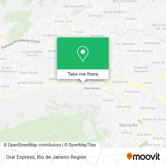 Oral Express map