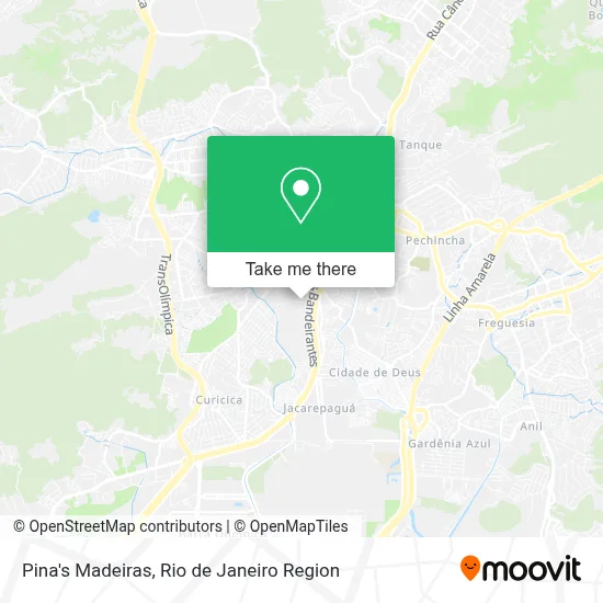 Pina's Madeiras map